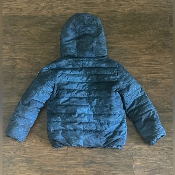 abercrombie kids Boy's Blue & Black Jacket Size 7/8 - Picture 5 of 10